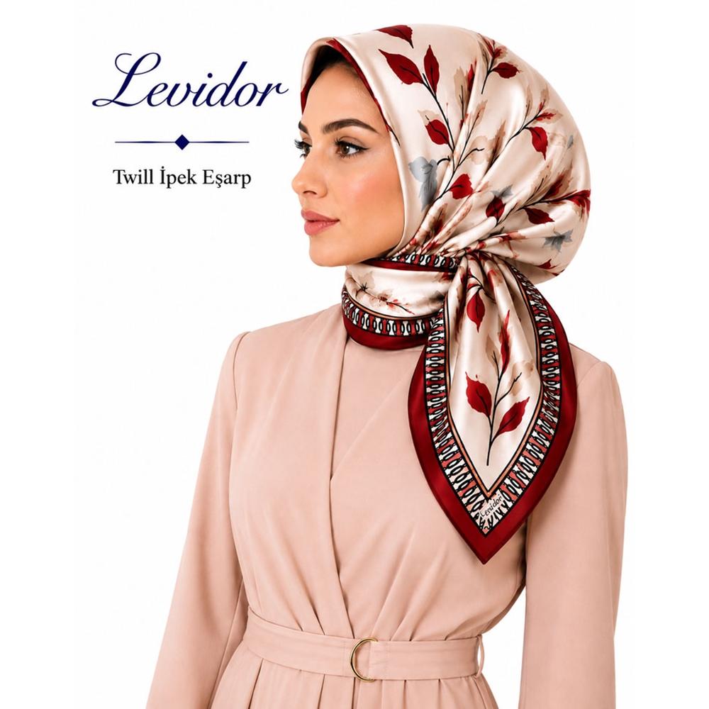 Levidor Twill İpek Eşarp 2199