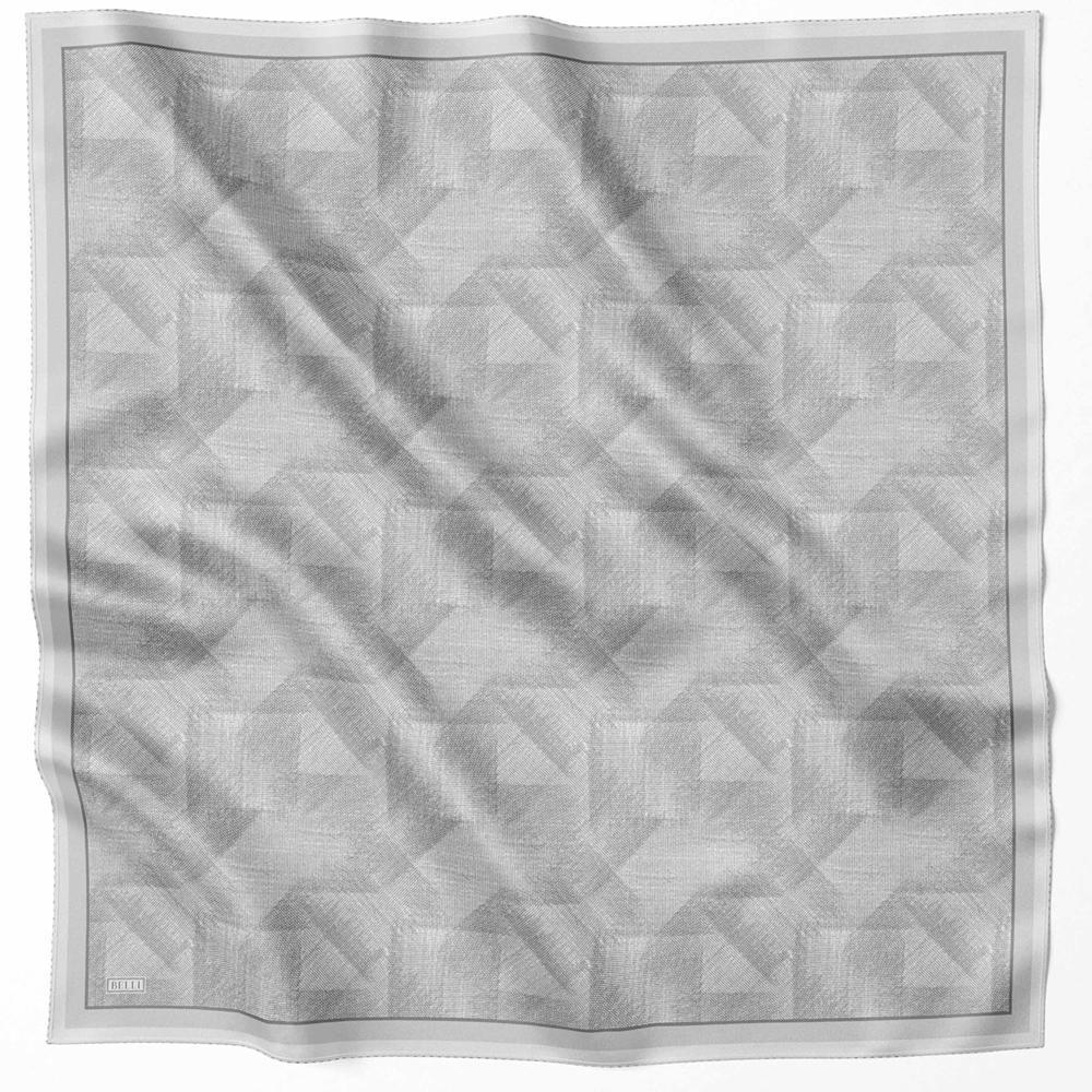 Belli Twill Saf İpek Eşarp - 2025-2026 Sonbahar-Kış 4201D (T)