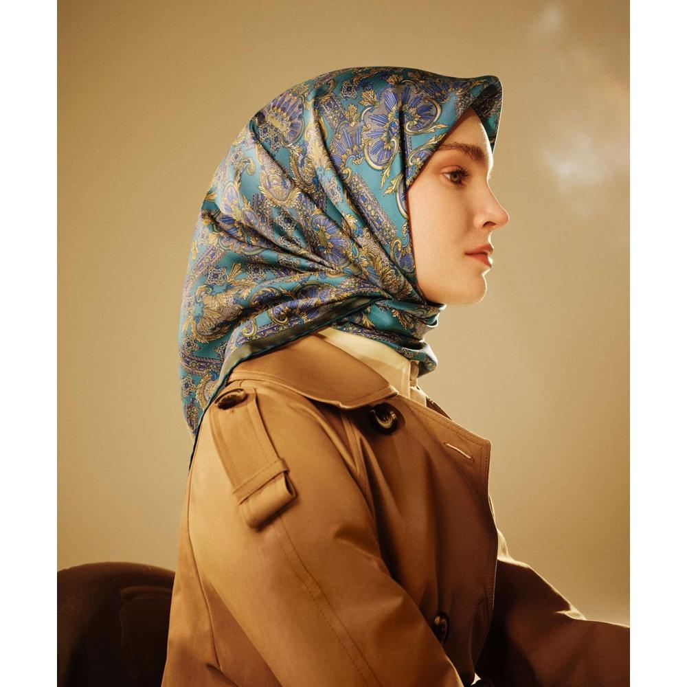 Armine Dj Sura Saf İpek Eşarp - 2025-2026 Sonbahar-Kış 9416D (S)