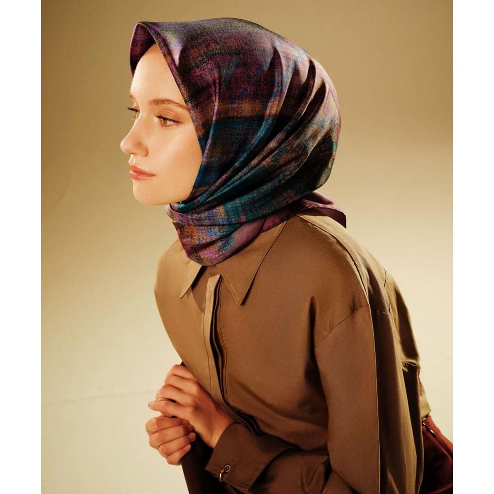 Armine Dj Sura Saf İpek Eşarp - 2025-2026 Sonbahar-Kış 9420D (S)