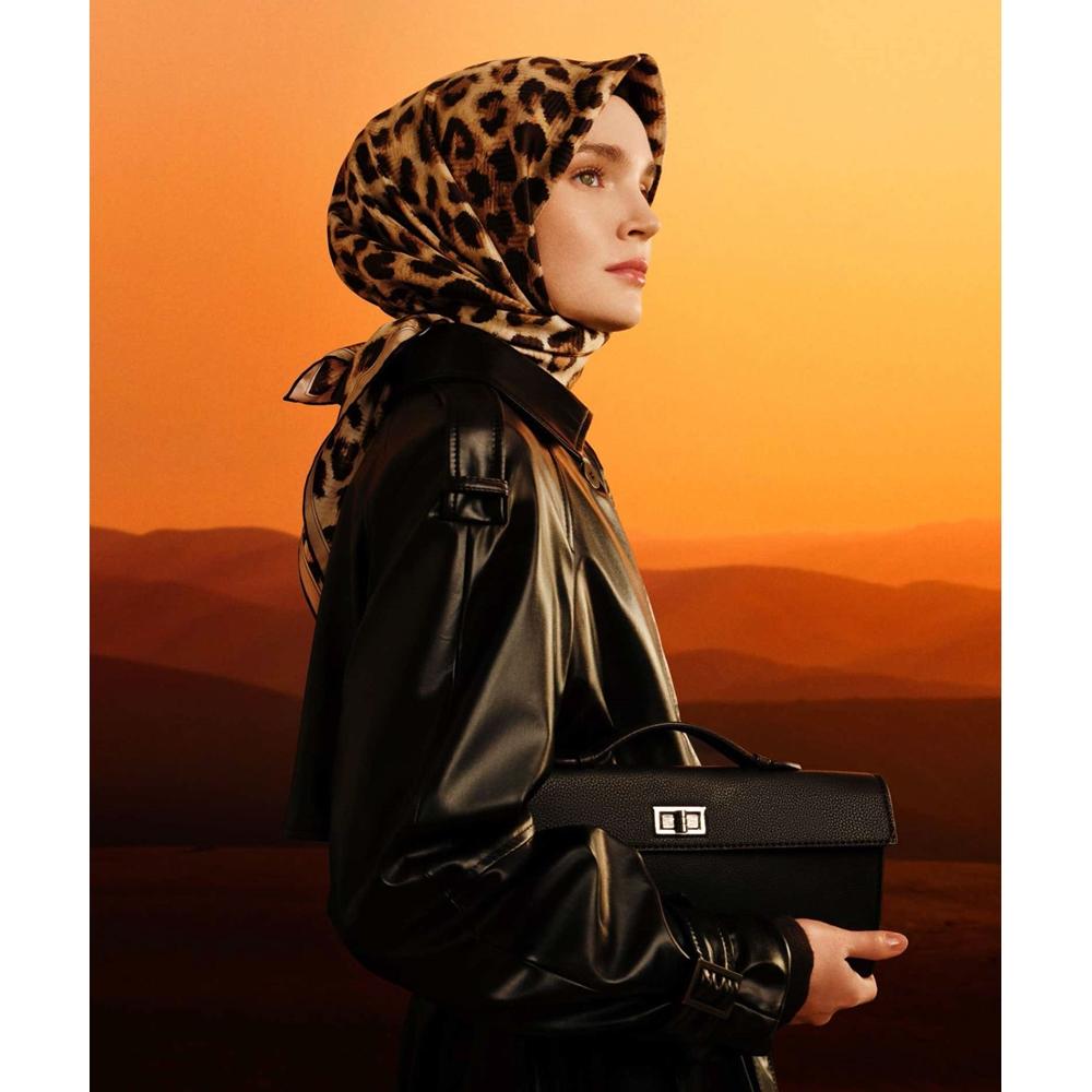 Armine Dj Sura Saf İpek Eşarp - 2025-2026 Sonbahar-Kış 9425D (S)