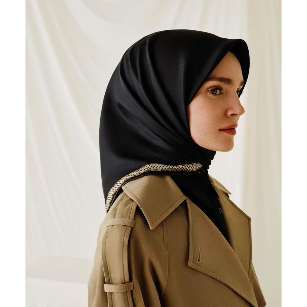 Armine Dj Sura Saf İpek Eşarp - 2025-2026 Sonbahar-Kış 9444D (T)