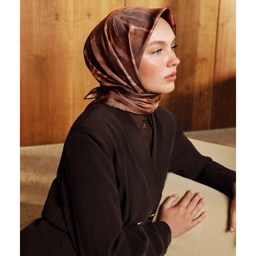 Armine Dj Sura Saf İpek Eşarp - 2026-2027 Sonbahar-Kış 9600D (S)