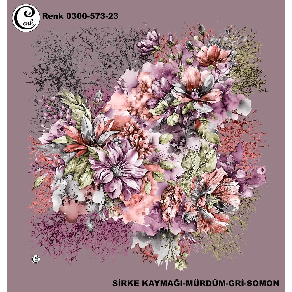 Cenk Desenli Oyalık Yazma - 0300-573 - Renk-15