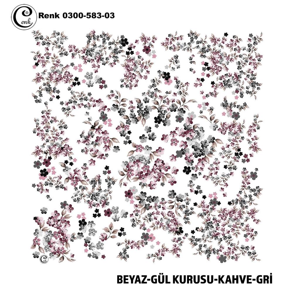 Cenk Desenli Oyalık Yazma - 0300-583