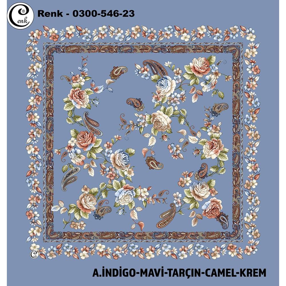 Cenk Desenli Oyalık Yazma - 0300-546 - Renk-11