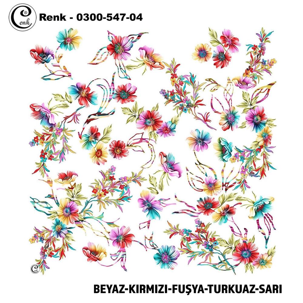 Cenk Desenli Oyalık Yazma - 0300-547 - Renk-01