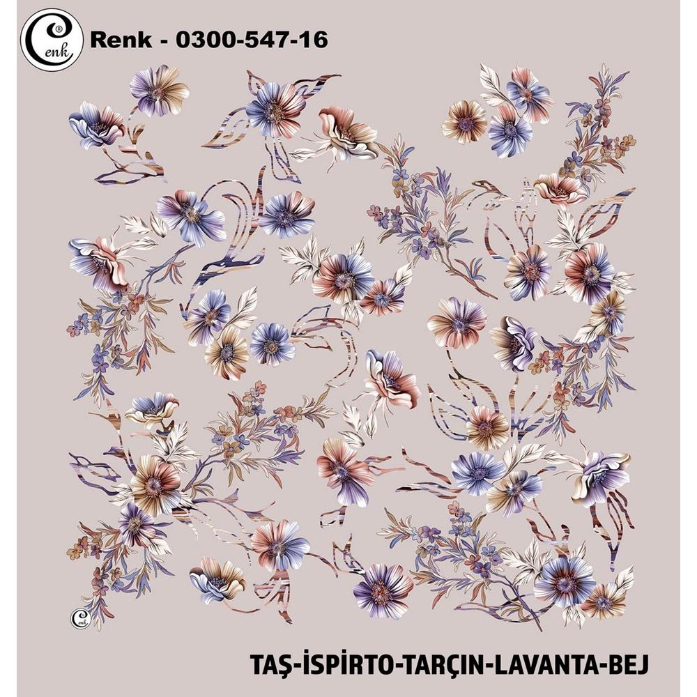 Cenk Desenli Oyalık Yazma - 0300-547 - Renk-01