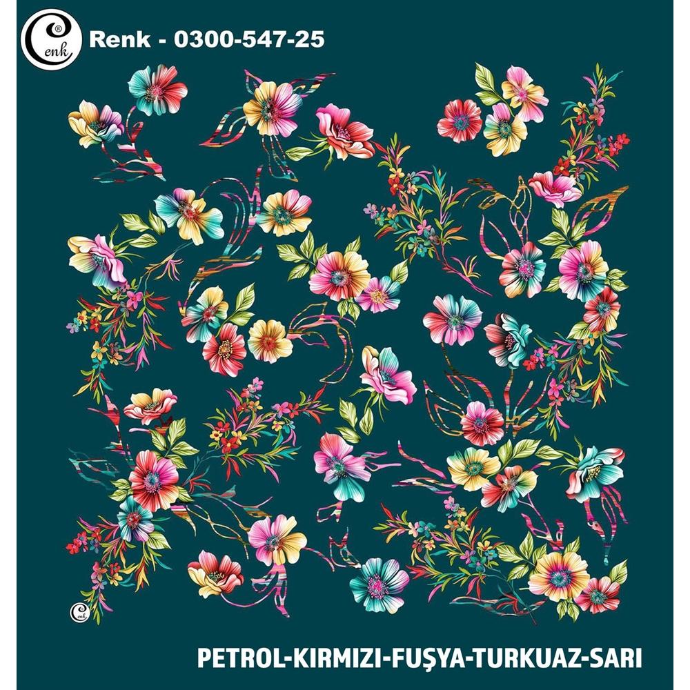 Cenk Desenli Oyalık Yazma - 0300-547 - Renk-01