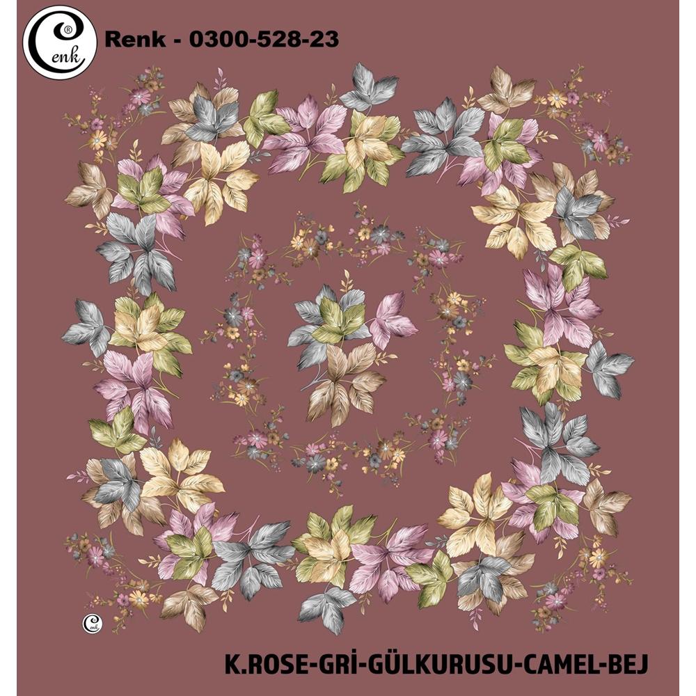 Cenk Desenli Oyalık Yazma - 0300-528 - Renk-04