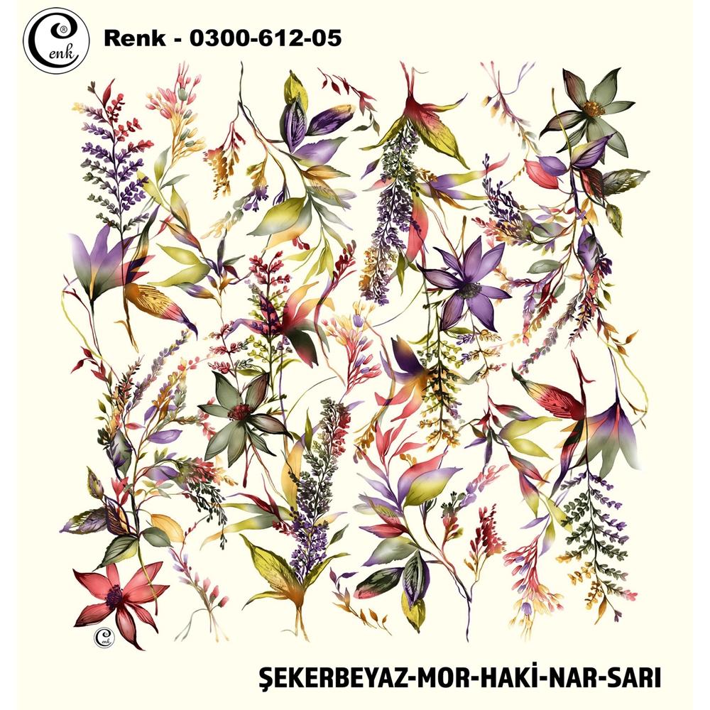 Cenk Desenli Oyalık Yazma - 0300-612