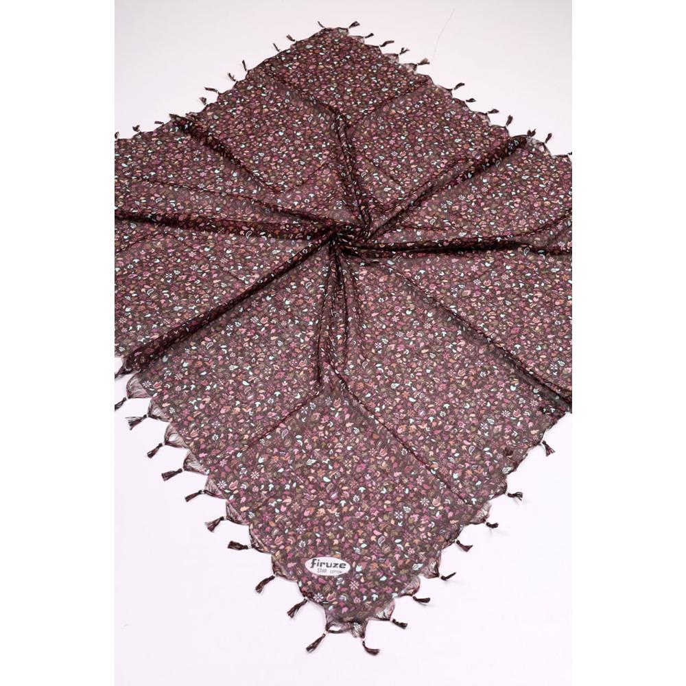 Firuze Star Desenli Boncuklu Tülbent - Desen-47 - Renk-01