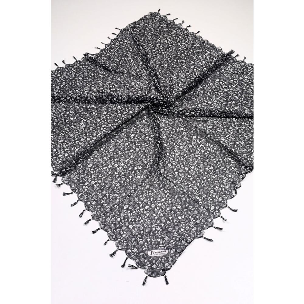 Firuze Star Desenli Boncuklu Tülbent - Desen-47 - Renk-01