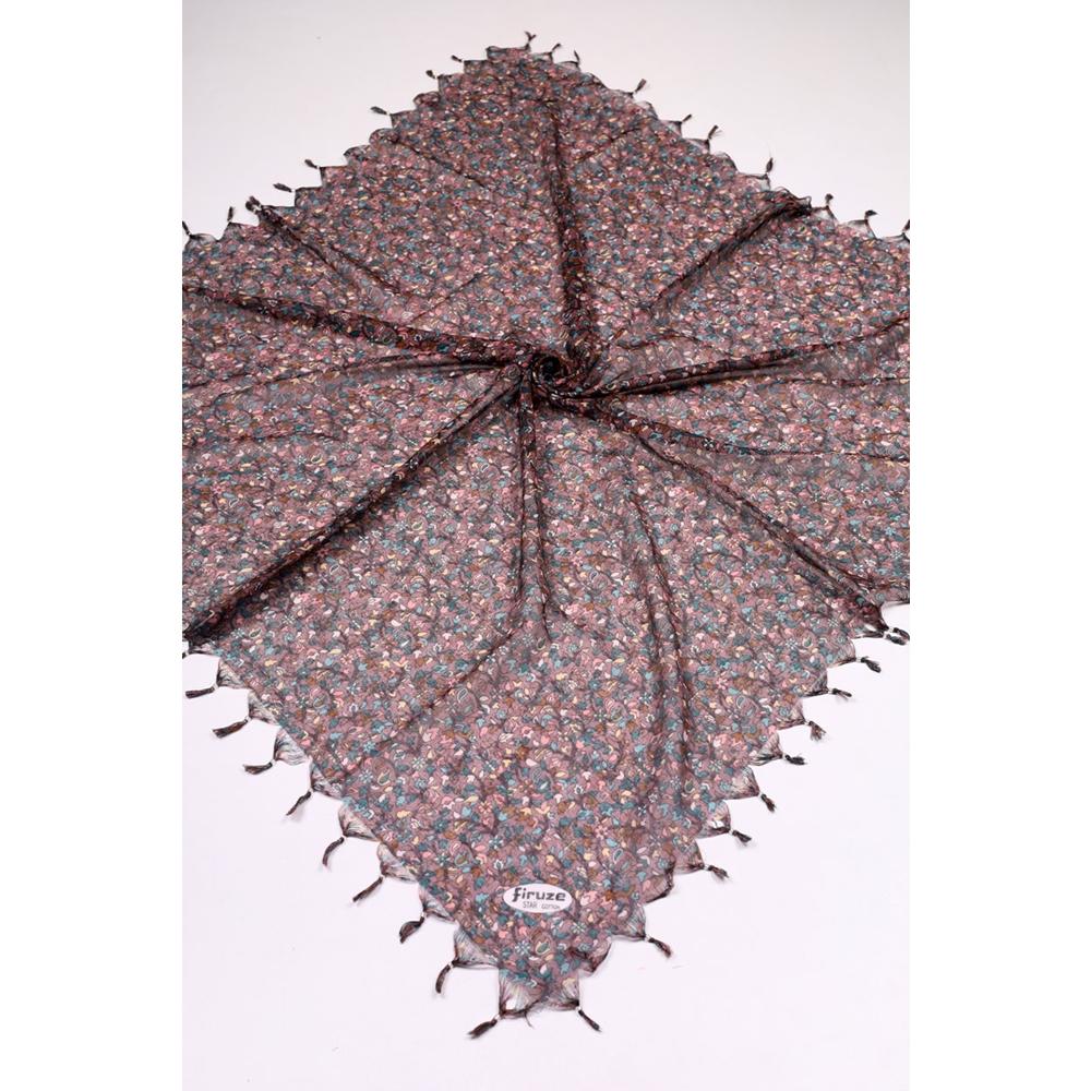 Firuze Star Desenli Boncuklu Tülbent - Desen-47 - Renk-01