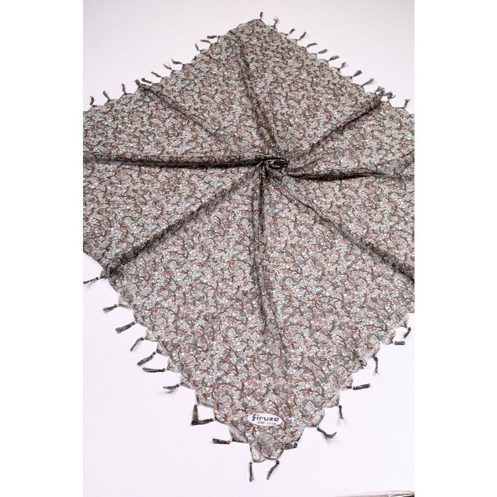 Firuze Star Desenli Boncuklu Tülbent - Desen-47 - Renk-01