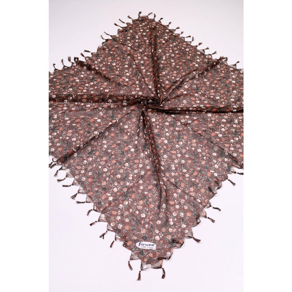Firuze Star Desenli Boncuklu Tülbent - Desen-48 - Renk-01