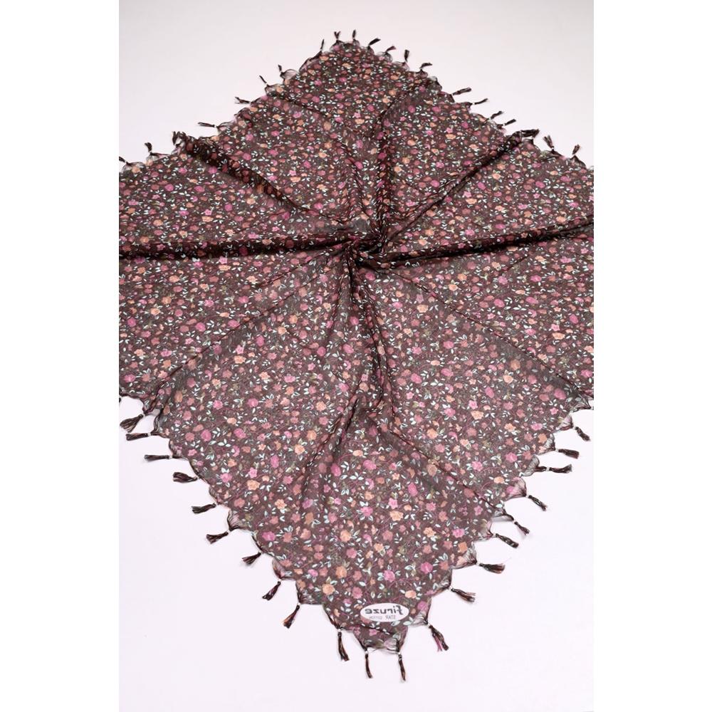 Firuze Star Desenli Boncuklu Tülbent - Desen-48 - Renk-01