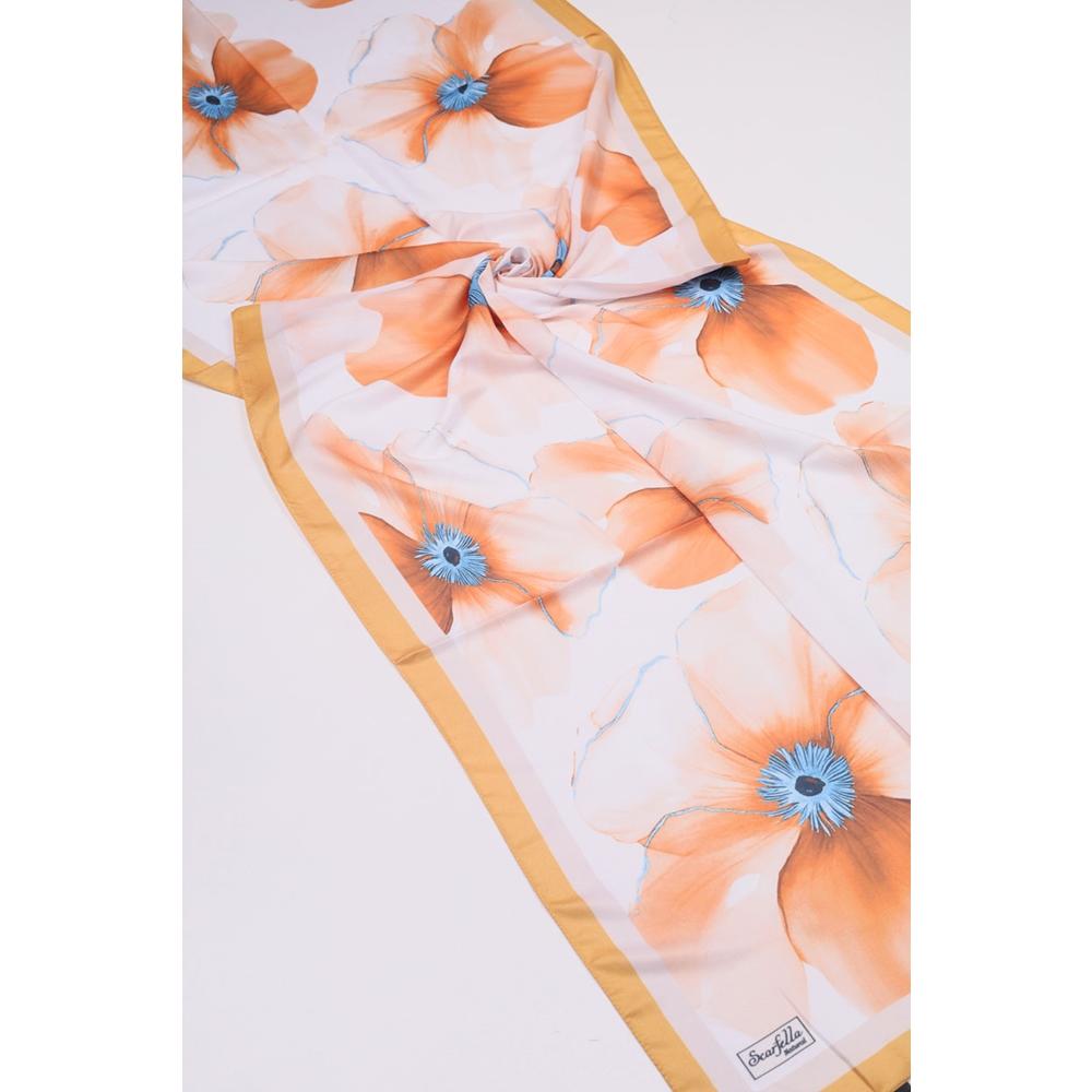 Scarfella Desenli Naturel Şal - Desen-95 - Renk-08