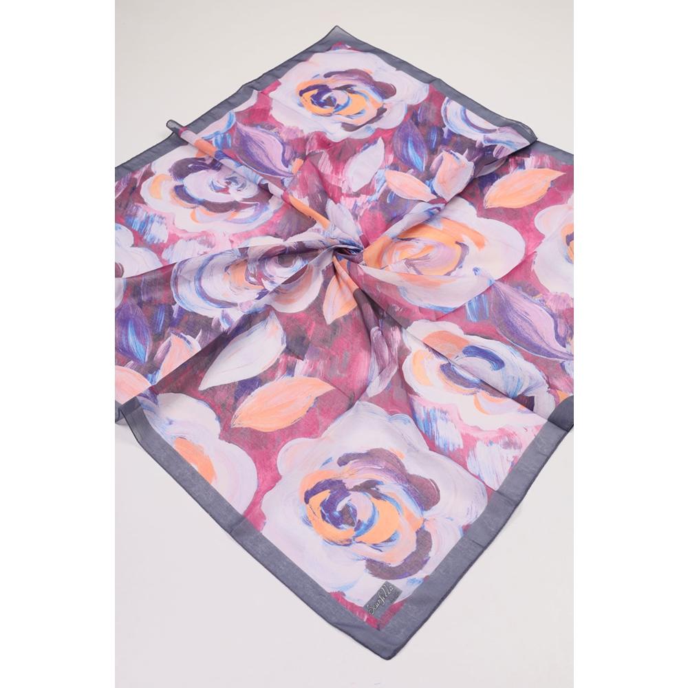 Scarfella Desenli Soft Angel Eşarp - Desen-51 - Renk-07