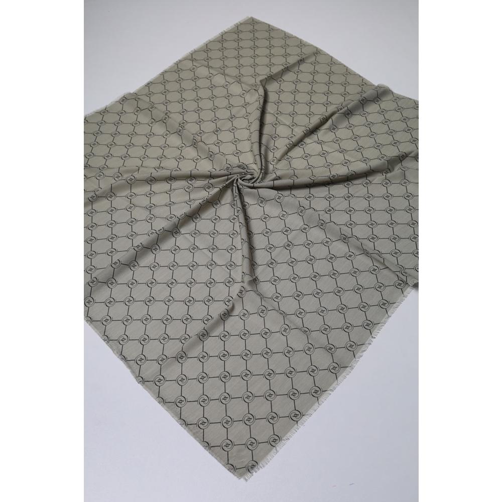 Baysem Desenli Keten Flamlı Eşarp - Desen-05 - Renk-08