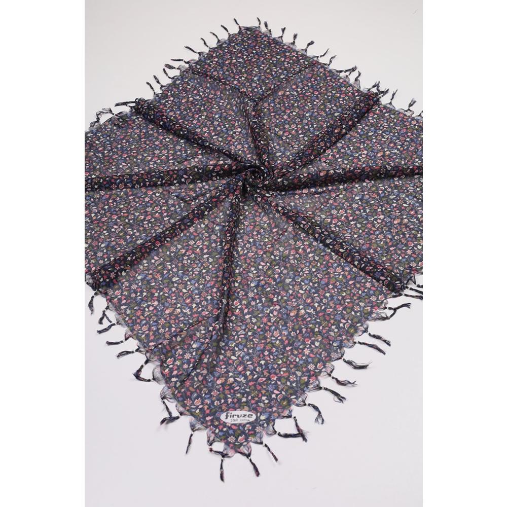 Firuze Star Desenli Boncuklu Tülbent - Desen-50 - Renk-08