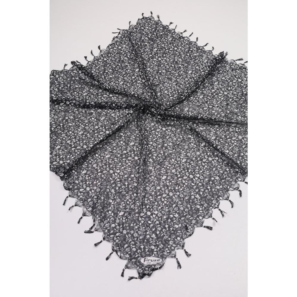 Firuze Star Desenli Boncuklu Tülbent - Desen-50 - Renk-08