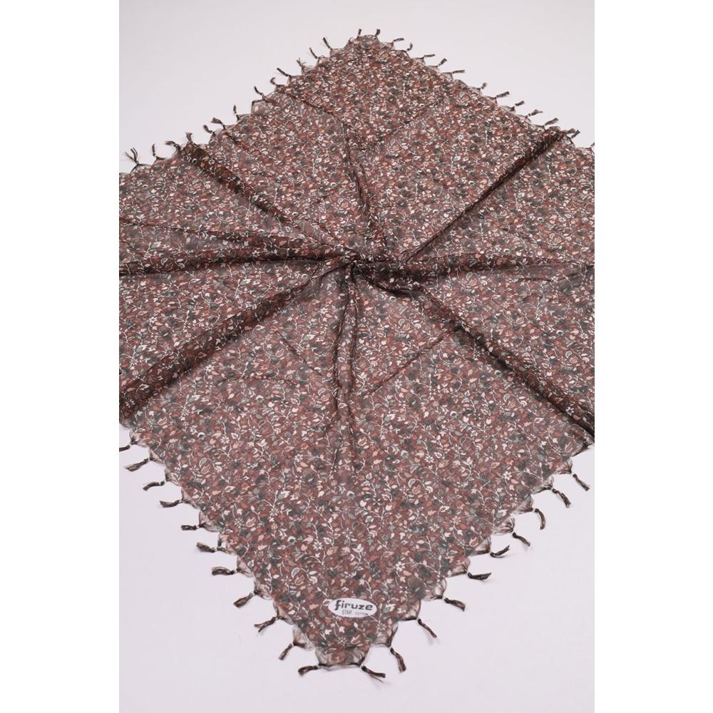 Firuze Star Desenli Boncuklu Tülbent - Desen-50 - Renk-08