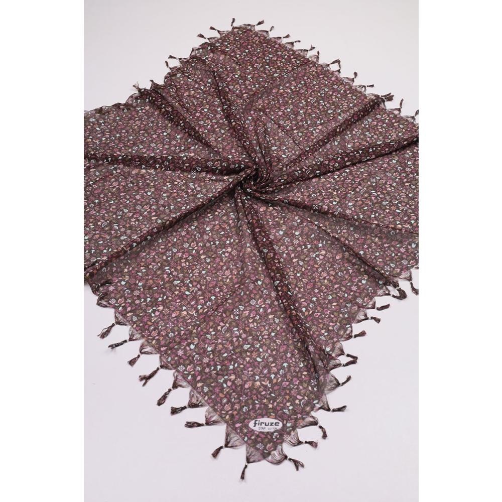 Firuze Star Desenli Boncuklu Tülbent - Desen-50 - Renk-08