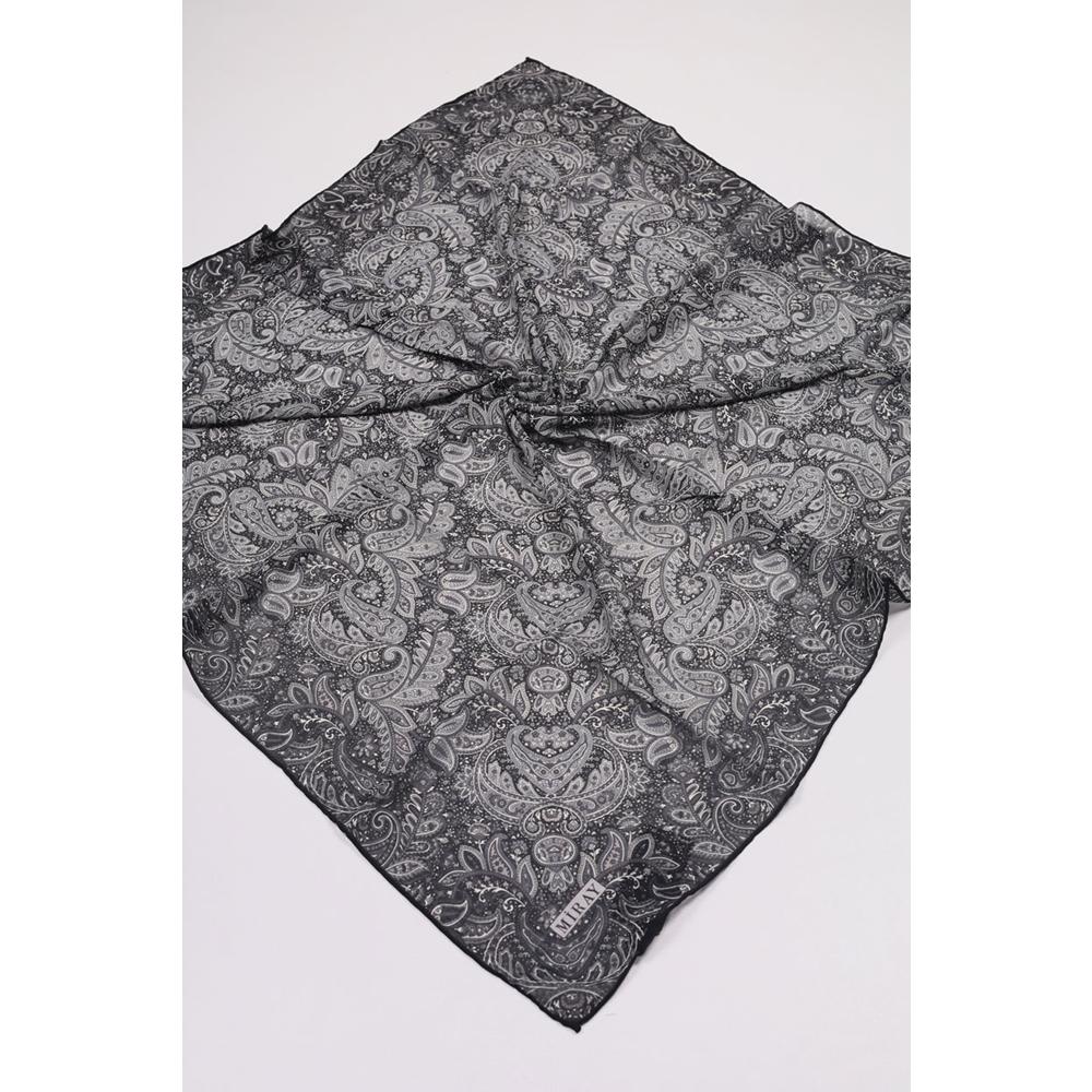Miray Desenli Krep Eşarp - Desen-01