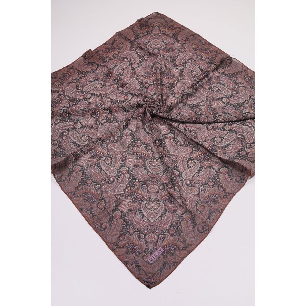 Miray Desenli Krep Eşarp - Desen-01
