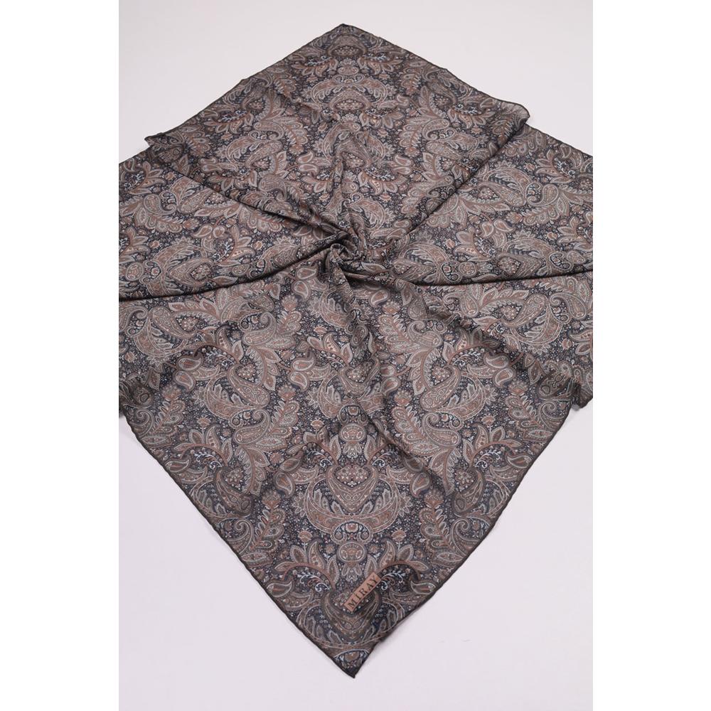 Miray Desenli Krep Eşarp - Desen-01
