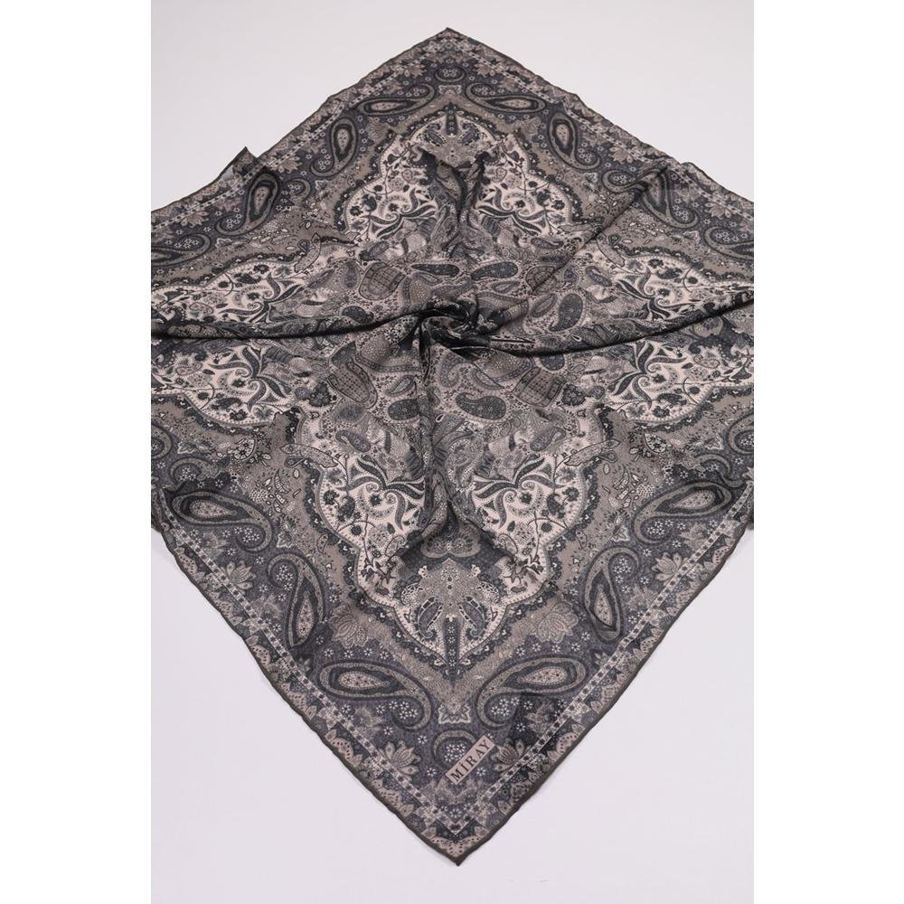 Miray Desenli Krep Eşarp - Desen-02