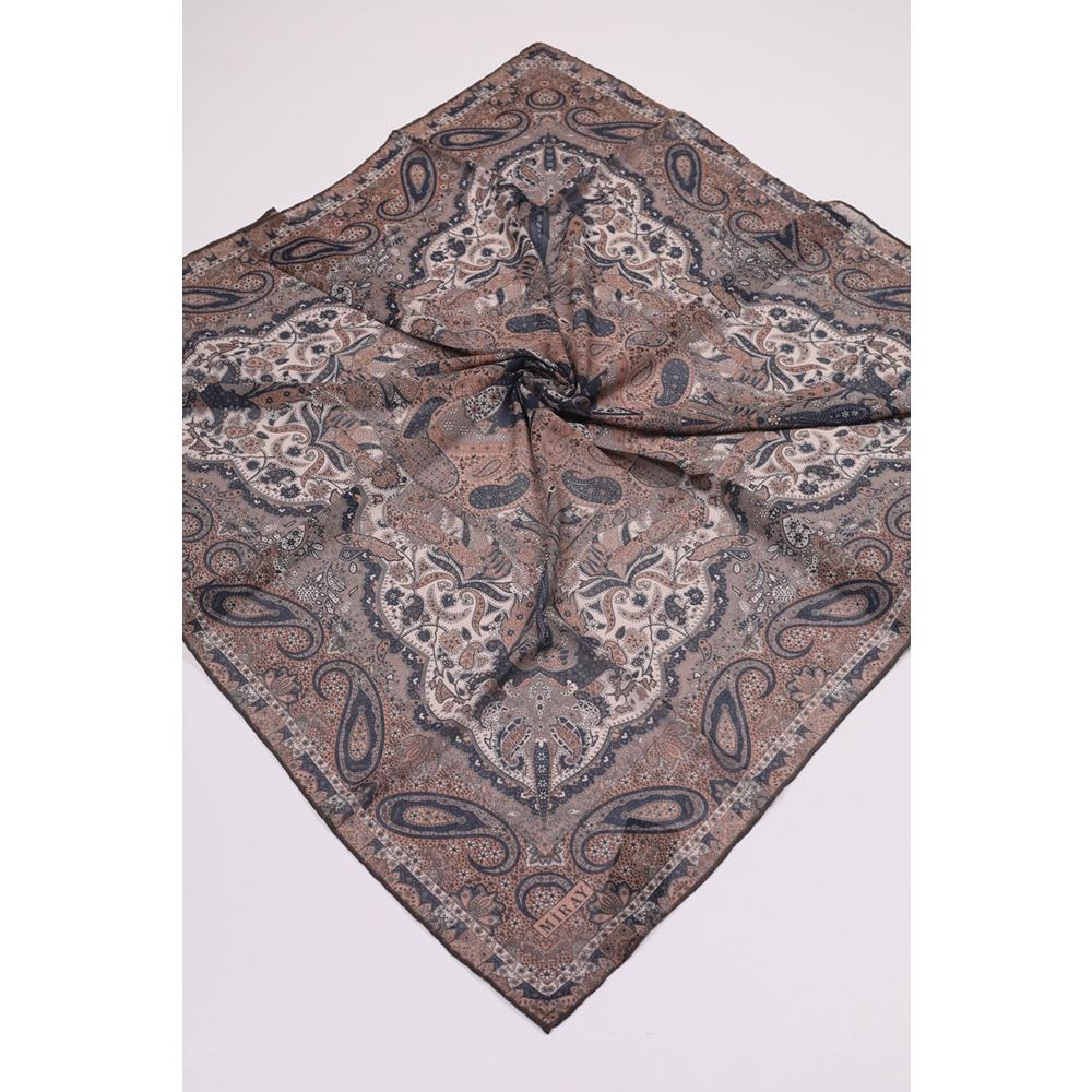 Miray Desenli Krep Eşarp - Desen-02