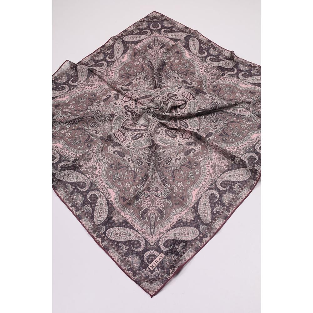 Miray Desenli Krep Eşarp - Desen-02