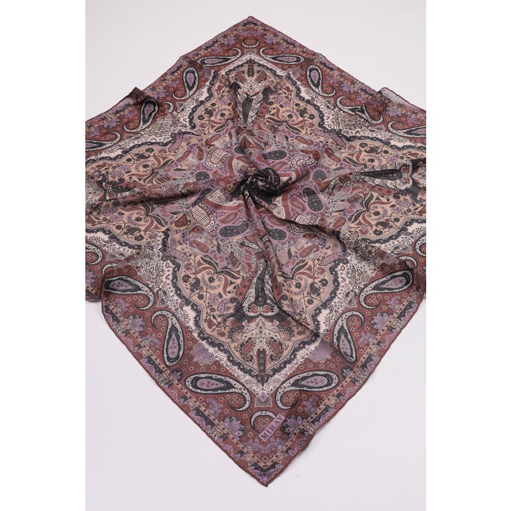 Miray Desenli Krep Eşarp - Desen-02