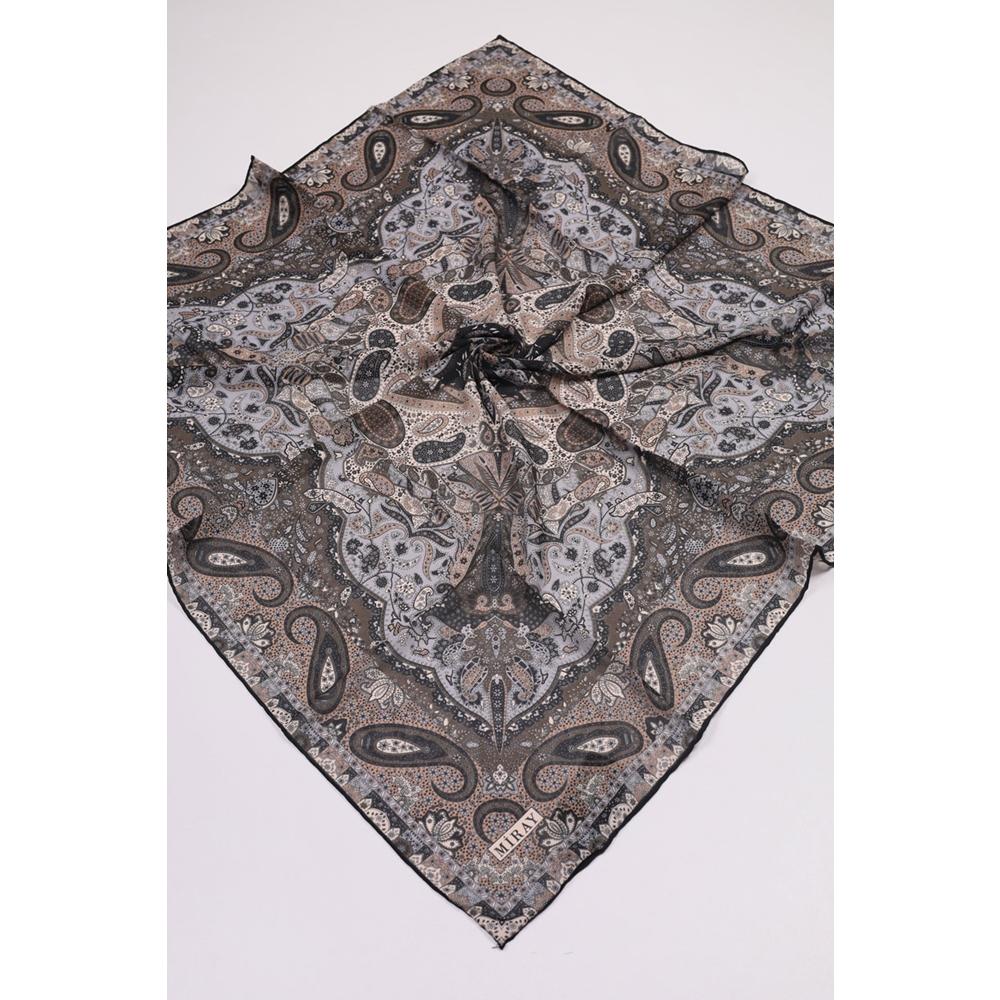 Miray Desenli Krep Eşarp - Desen-02