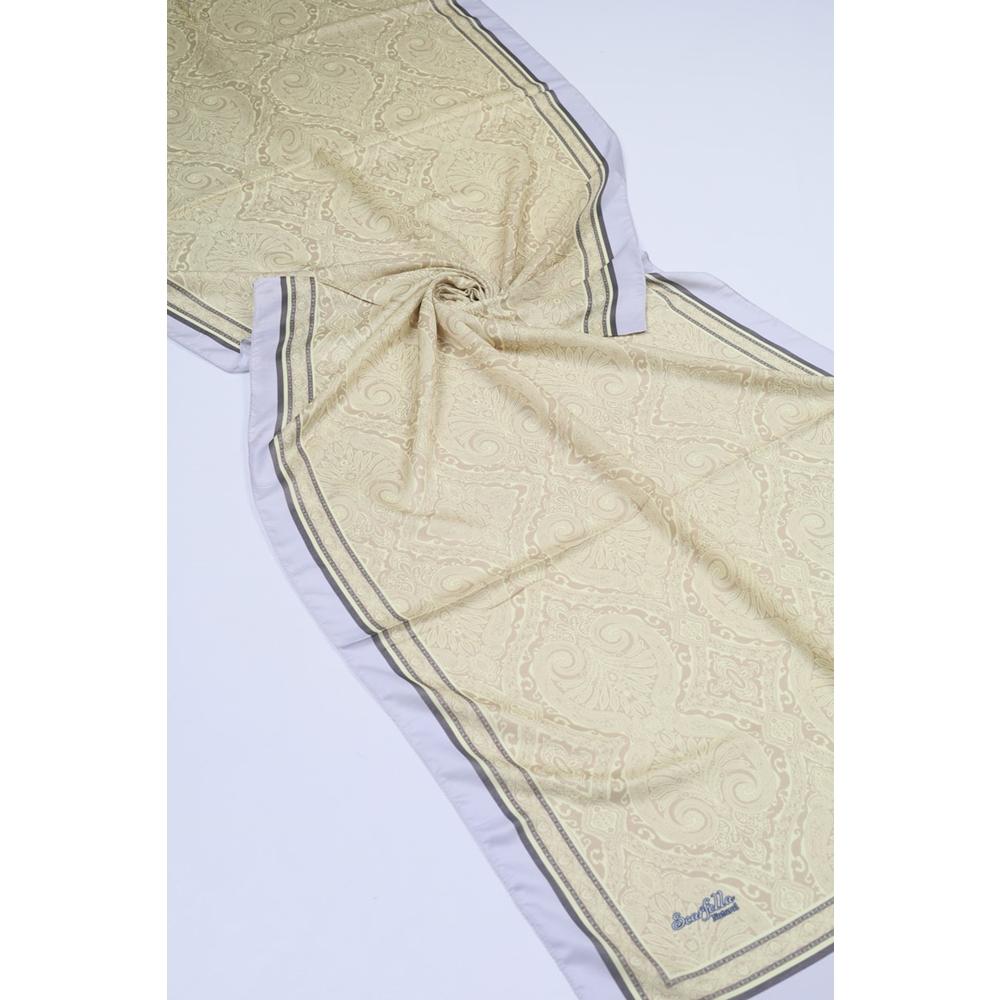 Scarfella Desenli Naturel Şal - Desen-102 - Renk-15