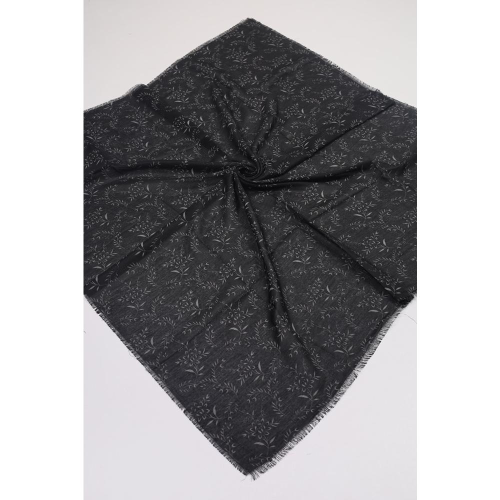 Baysem Desenli Keten Flamlı Eşarp - Desen-08