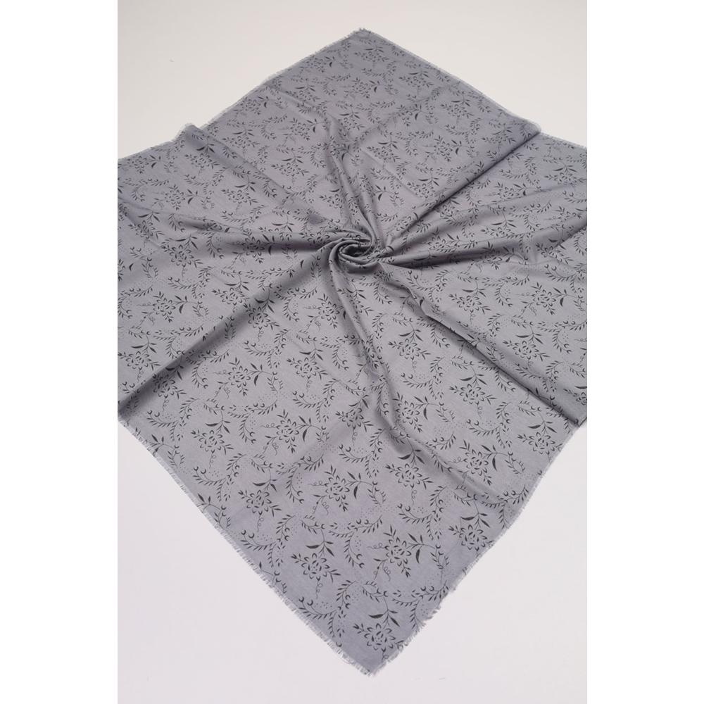Baysem Desenli Keten Flamlı Eşarp - Desen-08