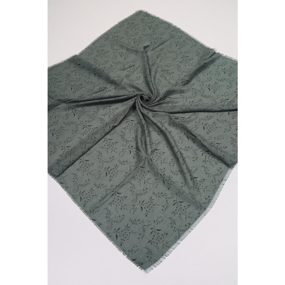 Baysem Desenli Keten Flamlı Eşarp - Desen-08