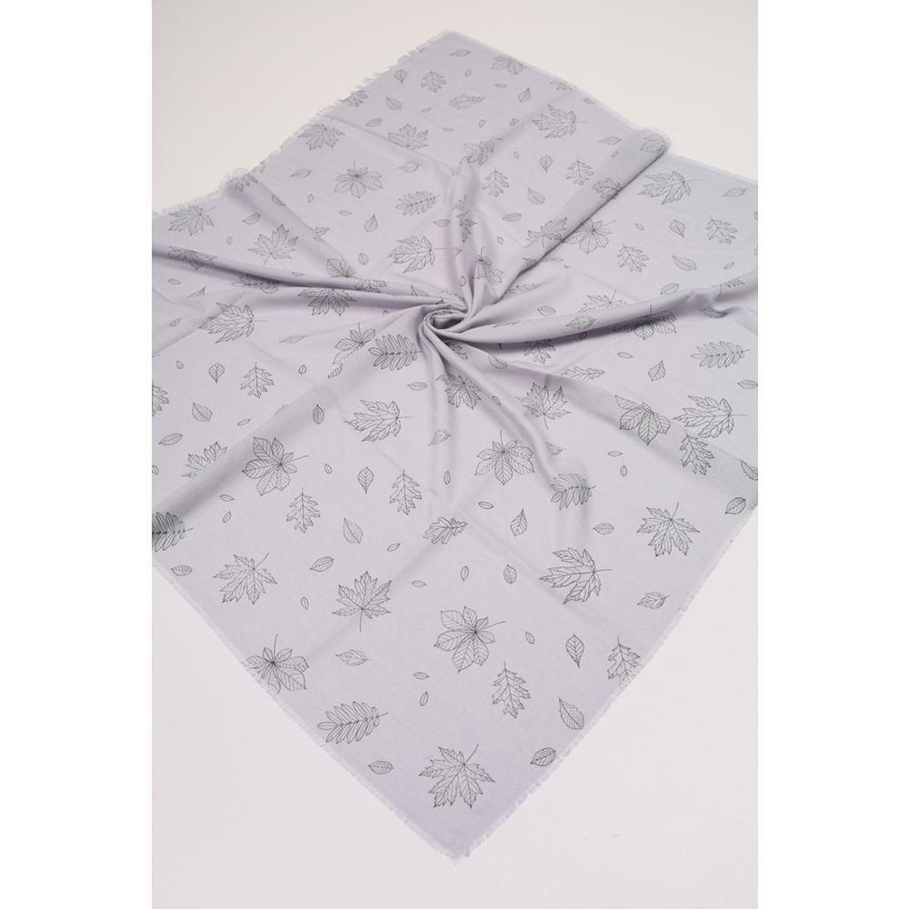 Baysem Desenli Keten Flamlı Eşarp - Desen-10