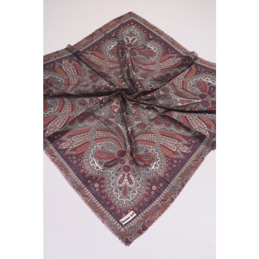 Yasemin İpek Desenli Sökme Tülbent - Desen-24 - Renk-33