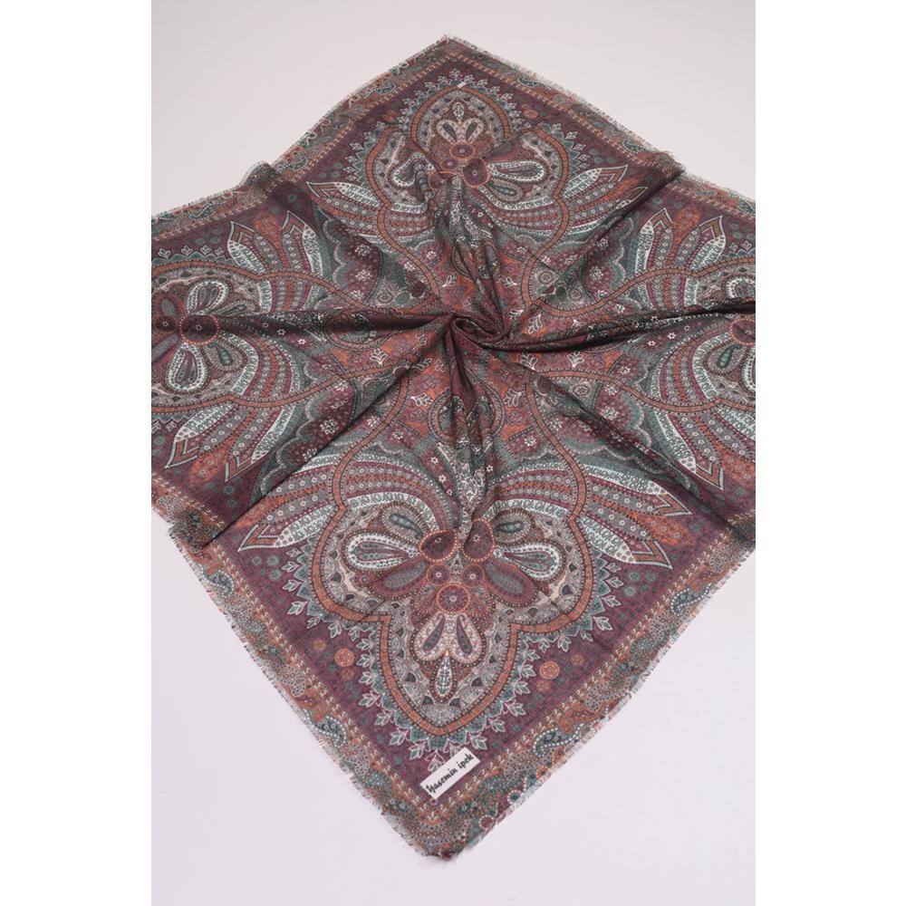 Yasemin İpek Desenli Sökme Tülbent - Desen-24 - Renk-33