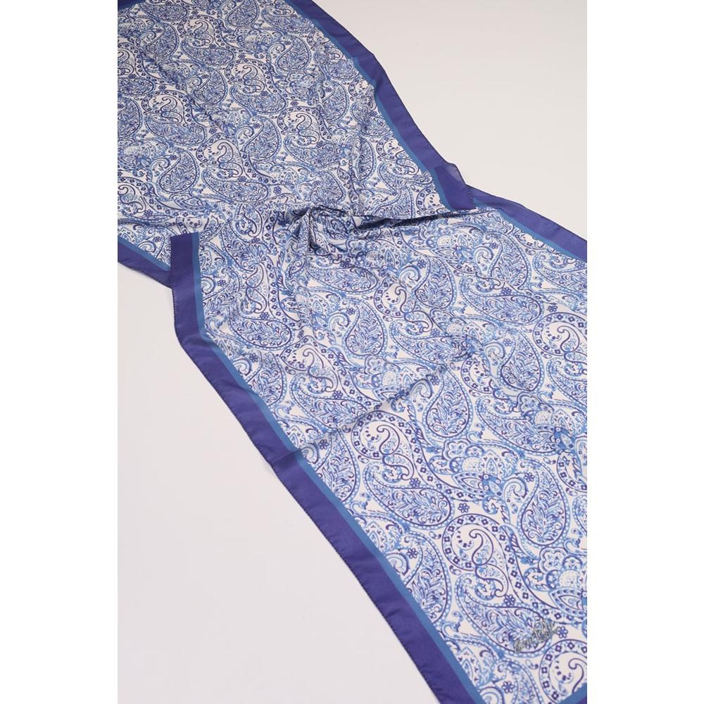 Scarfella Desenli Silk Licra Şal - Desen-08