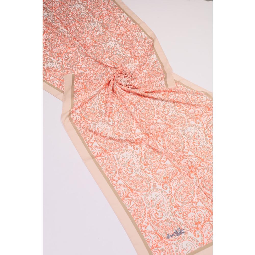 Scarfella Desenli Silk Licra Şal - Desen-08