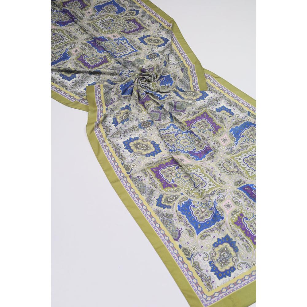 Scarfella Desenli Silk Licra Şal - Desen-09