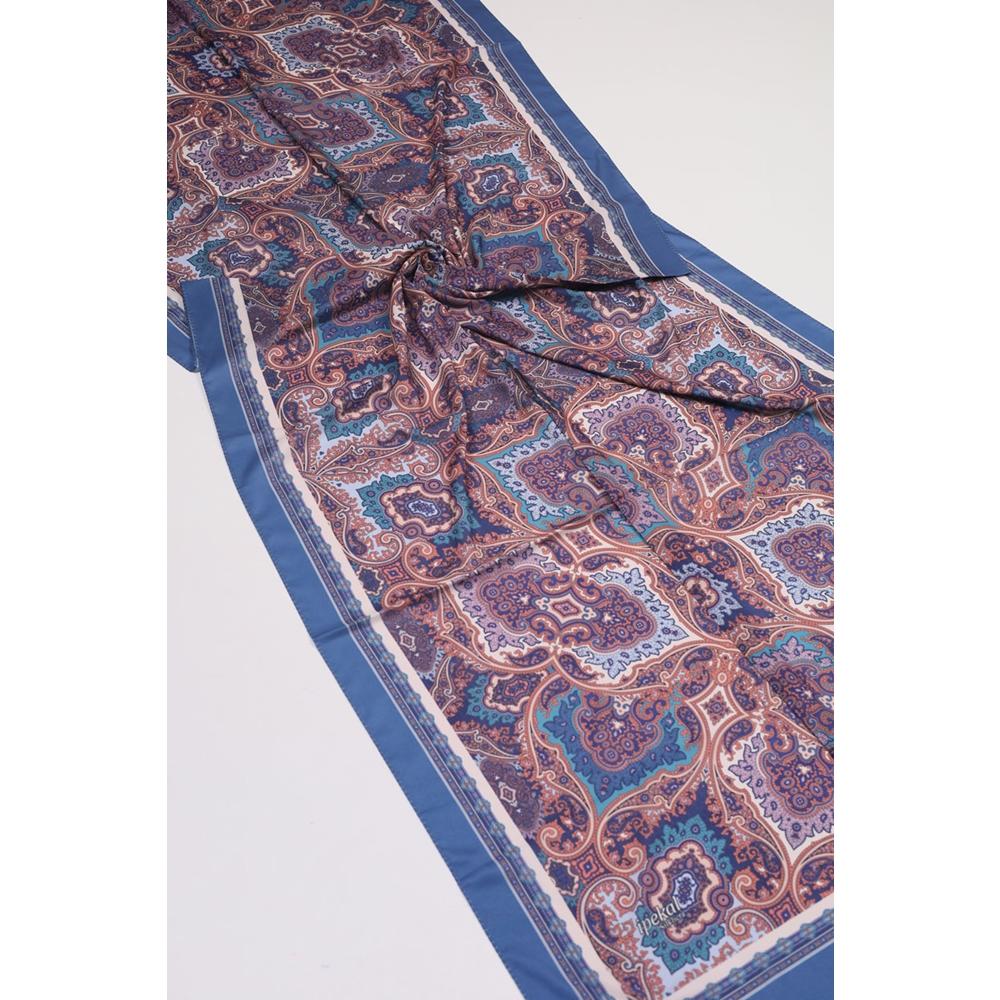 Scarfella Desenli Silk Licra Şal - Desen-09