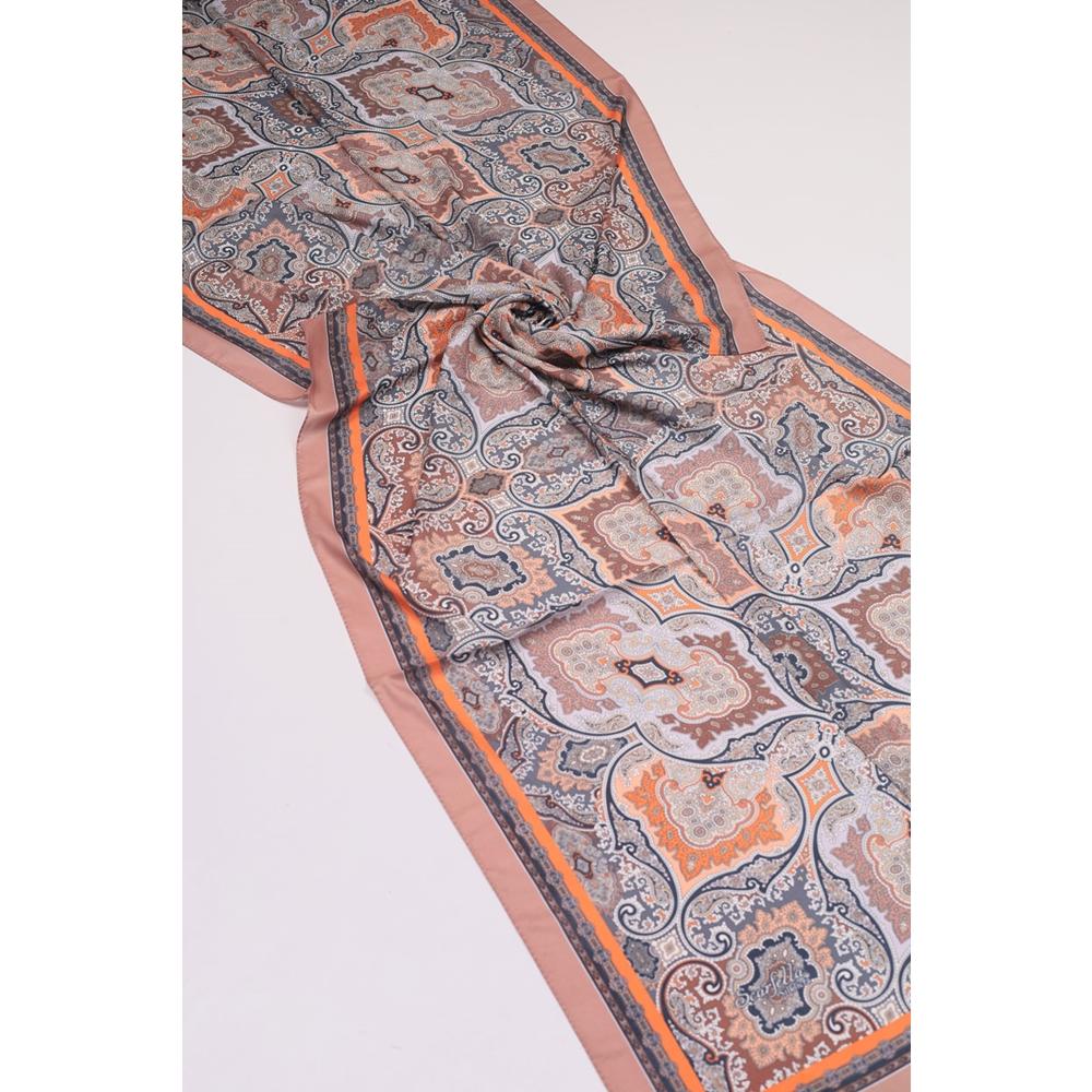 Scarfella Desenli Silk Licra Şal - Desen-09