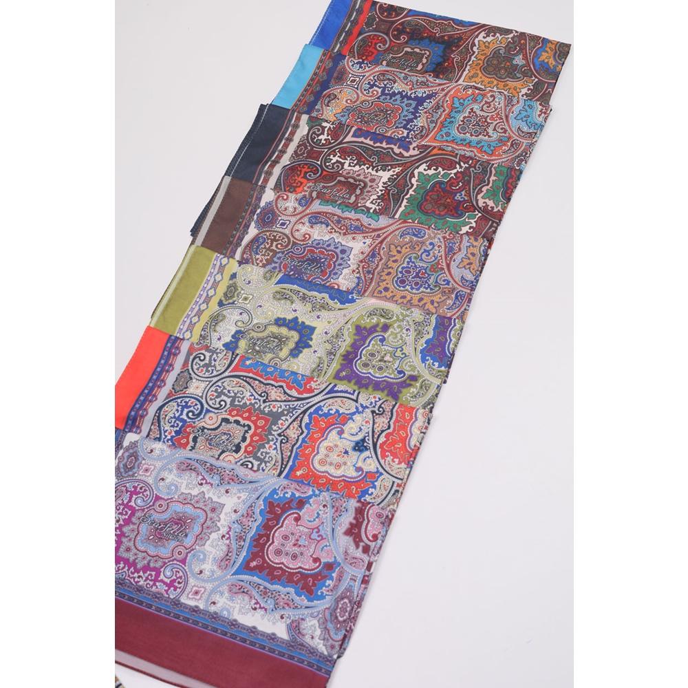 Scarfella Desenli Silk Licra Şal - Desen-09