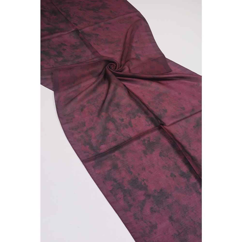 Piramit Desenli Dijital Soft Şal - Desen-09